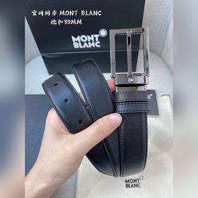 Montblanc, ширина 3,0 см, из кожи верхнего слоя, высококачественн