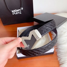 Montblanc 3,5 ширина, двусторонняя кожа, автоматическая стальная 