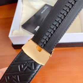 Montblanc 3,5 ширина, двусторонняя кожа, автоматическая стальная 