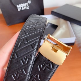 Montblanc 3,5 ширина, двусторонняя кожа, автоматическая стальная 