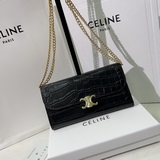 Бренд： Celine 1960 Цвет： черный Размер： 19*10,5*3,5.