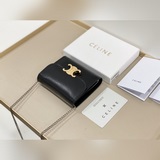 Бренд： Celine 10783, съемная цепочка. Цвет： черный. Размер： 11*10.