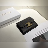 Бренд： Celine 16331 Цвет： черный с принтом Размер： 11*10*5.