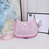 Prada Diamond Underarm Bag, Prada Flash Diamond Bag, очень популярная модель, ко
