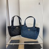 Новинка Размер 34,24 Prada Тоут-сумка с ромбовидным узором Идеальный аксессуар д