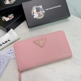 PRADA, классическая модель небольшого кошелька на молнии. Классический дизайн, п
