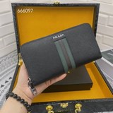 【Оригинальный заказ】 Prada 【Модель】 666097 Маленький кошелек Размер 19-10-2,5 см
