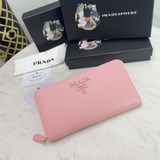 PRADA, классическая модель небольшого кошелька на молнии. Классический дизайн, п