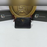PRADA Оригинальный кожаный кошелек для ключей из натуральной кожи Натуральная ко