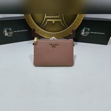 PRADA Оригинальный кожаный кошелек для ключей из натуральной кожи Кожа высокого 