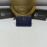 PRADA Оригинальный кожаный кошелек для ключей из натуральной кожи Натуральная ко