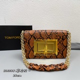 Tom Ford, новая модель - змеиный принт, полностью из кожи, с поворотной застежко