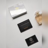 Новая поставка кожаного кошелька Versace из кожи бычка с текстурой личи, оригина