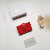 Lady Dior 5-секционный кожаный портфель из зернистой кожи изготовлен из кожи с о