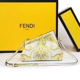 Сумка Fendi First из кожи с принтом Versace by Fendi.