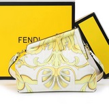 Сумка Fendi First из кожи с принтом Versace by Fendi.