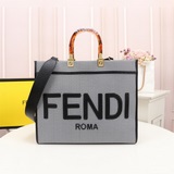 Новая сумка для покупок из ткани в клетку. Любимая сумка Fendi tote. Сумка Fendi