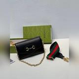 Новая модель GGHorsebit1955 из серии Mini Slant Bag, настоящий хит продаж, сумка