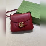 [Роза] [Роза] Новая сумка GG, лаконичная сумка-почтальон с двумя буквами G, регу