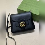 [Роза] [Роза] Новая сумка GG, с двумя буквами G, лаконичный дизайн, небольшой ра