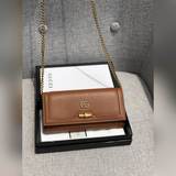 GUCCI DIana кошелек с цепочкой и застежкой в виде бамбукового узла. Застежка в в