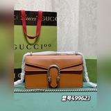 Коричневая кожаная сумка Gucci Dionysus. Классическая сумка Dionysus из кожи дей