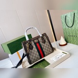 Маленькая сумка Gucci в ретро-дизайне из высококачественного искусственного поло
