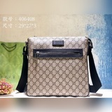 GUCCI Italy Signature почтовая сумка с изысканной текстурой и удобной ручкой, ме
