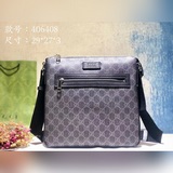 GUCCI Italy Signature Почтальонская сумка с изысканной текстурой и металлическим