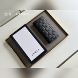 Высококачественный оригинальный GG серебристо-золотой тисненый кожаный портфель 
