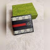Новинка на официальном сайте GG — короткий кожаный чехол GG Supreme Canvas — син