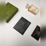Качество Gucci, натуральная кожа, модель 436022, визитница с текстурой личи, с и