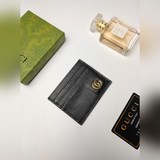 Качество Gucci, натуральная кожа, модель 436022, визитница с текстурой личи, с и