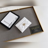 Высококачественный оригинальный кожаный чехол для карт GUCCI. Карточный чехол GG