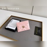 Высококачественный оригинальный кожаный чехол для карт GUCCI. Карточный чехол GG