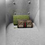 GUCCi Diana Новый кошелек с застежкой-молнией, выполненный в стиле «бамбуковый у