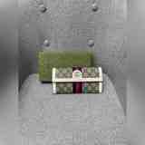 【# gucci·leather #】 Изготовлено из импортной кожи с зернистой текстурой, дополне