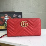 Оригинальное качество Gucci. [Артикул： 443123] Классический женский кожаный коше