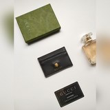 Качество Gucci, натуральная кожа, модель 436022, карточный держатель, изготовлен