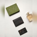 Качество Gucci, натуральная кожа, модель 436022, визитница с текстурой личи, с и