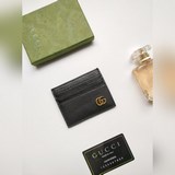Качество Gucci, натуральная кожа, модель 436022, визитница с текстурой личи, с и