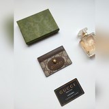 Новая модель Gucci, кожаный кошелек, фотография реального товара. Артикул： 59755