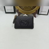 guccl Оригинальный кожаный кошелек Gucci с ключом Кожа высокого качества, высоко