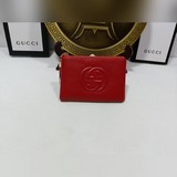 guccl Оригинальный кожаный кошелек Gucci с ключом Кожа высокого качества, высоко