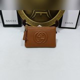 guccl Оригинальный кожаный кошелек Gucci с ключом Кожа высокого качества, высоко
