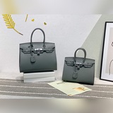 Платина .25 см 30 см (миндалевый зеленый)   epsom｜отпечаток ладони кожа бычка.