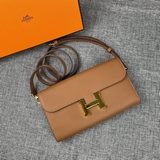 Hermes Constance Модель： 9852 Золотая сумка с ремешком из кожи того Размер：