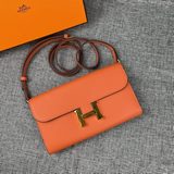 Hermes Constance Модель： 9852 Золотая сумка с ремешком из кожи того Размер：