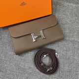 Hermes Constance Модель： 9852togo Кожа с серебряной застежкой Размер：.
