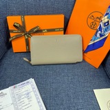 Оригинальный кожаный кошелек Hermès с оттиском ладони, произведенный во Франции,